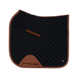 Dressage Pad, Black & Cognac