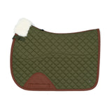 Merino Wool Ultra Soft Jumper Pad, Olive & Cognac